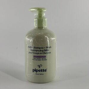 Pipette Baby Shampoo + Wash Vanilla Ylang Ylang Gentle 351 ml 11.8 fl oz Sealed
